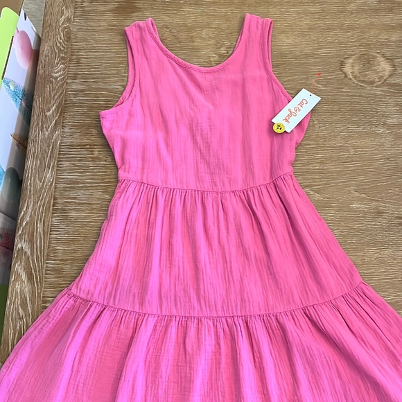 Cat & Jack Dresses Nwt Cat And Jack Pink Gauze Dress Poshmark